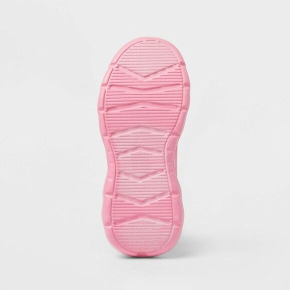 All In Motion - Kids' Dillon Slip-On Performance Sneakers - All In Pink - Picture 4 of 4